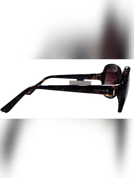 Tommy Hilfiger Trista Women's Tortoiseshell Sunglasses with Brown Gradient Lense - Picture 4 of 5